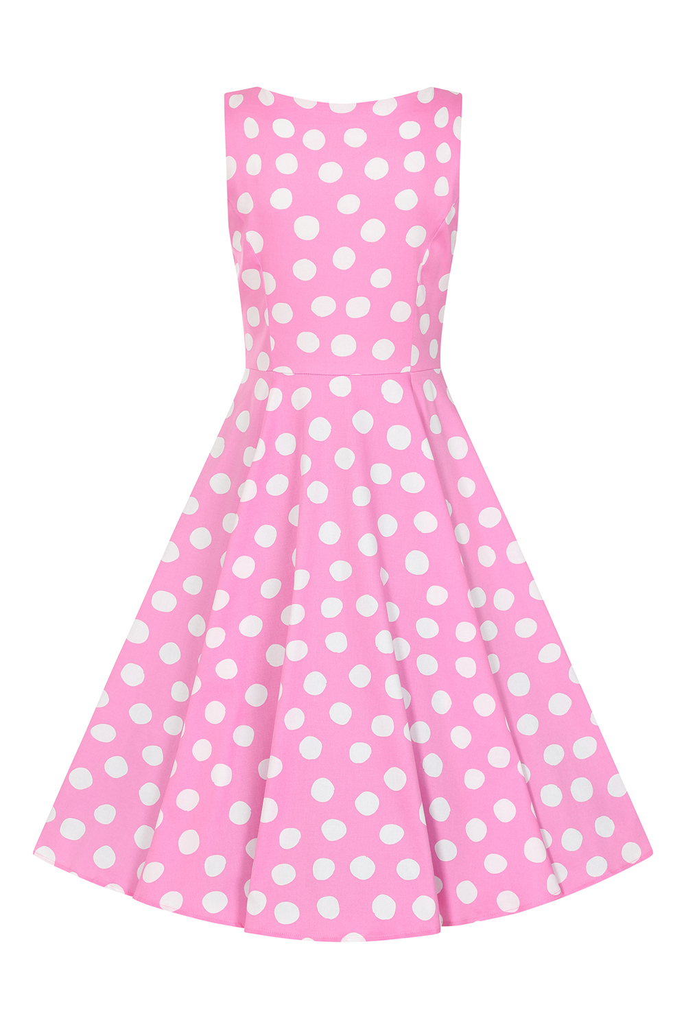 Lyra Polka Dot Swing Dress